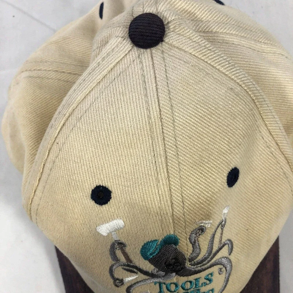TAPE TECH HAT CAP TOOLS FOR TRADES ADJUSTABLE ONE SIZE FITS MOST DISCOLORED OSFM